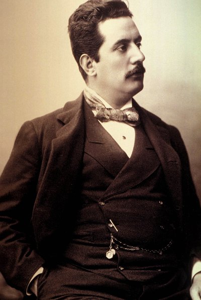 Giacomo Puccini (1858-1924) door Unknown